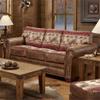 American Furniture Classics Traditional Microfiber Deer Valley Sofa in Brown view 2