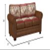 American Furniture Classics Traditional Microfiber Deer Valley Sofa in Brown view 3