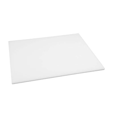 Hygiplas LDPE Chopping Board, White Colour Coded - Dairy and Bakery Prep, Standard Size: 12(H) x 450(W) x 300(L) mm, Low Density Polyethylene, Non-Porous Prevents Flavour/Odour Absorption, J252
