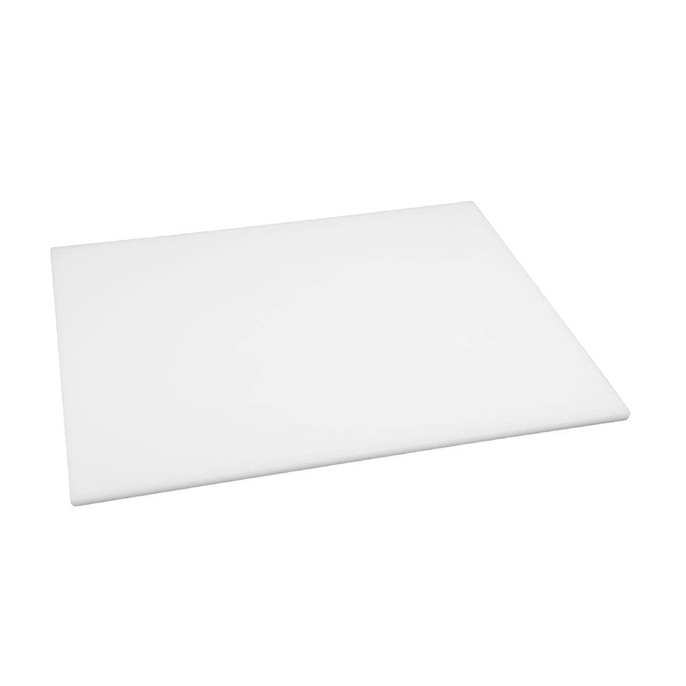 Hygiplas LDPE Chopping Board, White Colour Coded - Dairy and Bakery Prep, Standard Size: 12(H) x 450(W) x 300(L) mm, Low Density Polyethylene, Non-Porous Prevents Flavour/Odour Absorption, J252