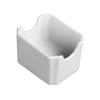 Olympia White Ware Sachet Holders Porcelain Case Storage White 70X90mm 6pc view 1