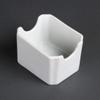 Olympia White Ware Sachet Holders Porcelain Case Storage White 70X90mm 6pc view 3