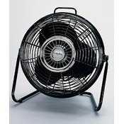 12" Table & Floor Fan,Black