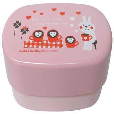 Microwave oven, dishwasher corresponding Robbin's Holiday lunch rabbit BOX 22831 (japan import)
