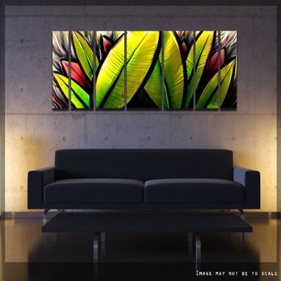 Grand Oasis Modern Abstract Metal Wall Art Painting Sculpture Decor
