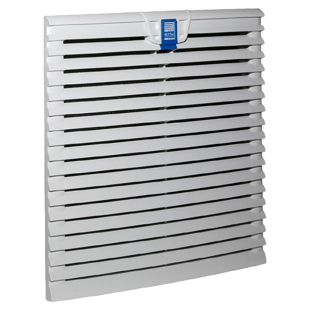 Rittal 3243.200, Outlet Vent, Passive Enclosure Cooling, 12.7" Height x 12.7" Width x 0.98" Depth