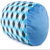 Deluxe Comfort MBR-CHK-PLD Mooshi Squish Microbead Bed Pillow, Pattern, Blue Argyle view 1