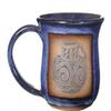 ALWAYS AZUL POTTERY Mug with Indian Pots in Real Blue - Handmade Ceramic Coffee Mug - Stylish and Unique Handcrafted Artistic Drinkware - Polished Clay Cups, Great for Coffee, Tea, and Art Lovers view 1