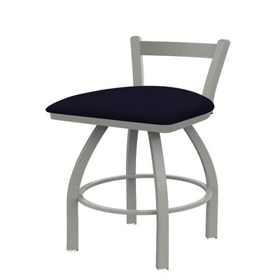 821 Catalina 30" Low Back Swivel Bar Stool with Anodized Nickel Finish and Canter Twilight Seat