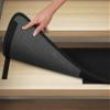 House, Home and More Set of 12 Attachable Indoor Carpet Stair Treads - Black - 8 Inches X 23.5 Inches view 3