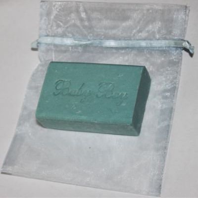 FavorOnline Large Organic Baby Boy Scented Soap in Organza Bag - Blue