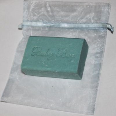 FavorOnline Large Organic Baby Boy Scented Soap in Organza Bag - Blue