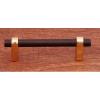 R.K. International CP Series 3" Center Bar Pull Finish: Oil Rubbed Bronze / Brass view 1