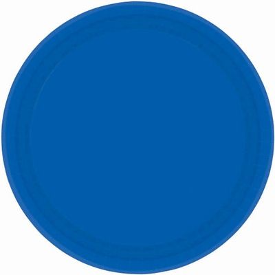 Bright Royal Blue Paper Dessert Plates