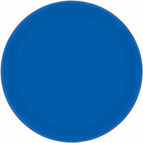 Bright Royal Blue Paper Dessert Plates