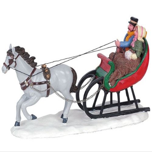 Lemax Caddington Village Collection Sleigh Ride Table Piece #63571