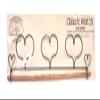 16in Triple Heart Fabric Holder view 1