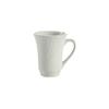 Tuxton China YPF-070 Cup, 6 oz., 3-3/8" Diameter x 3-1/8"H, Tall, Embossed, Microwave and Dishwasher Safe, Oven Proof, Fully Vitrified, TuxCare, Healthcare, Sonoma, Porcelain White, Pack of 36 view 1