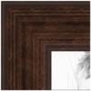 ArtToFrames 14x14 Inch Brown Picture Frame, This 1.00 Inch Custom Poster Frame is Walnut - Comes with Regular Glass and Corrugated Backing (WOM0066-60823-YWAL-14x14) view 4