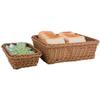 Polypropylene Rattan Basket GN1/2. Colour: Brown. Depth: 65mm. view 2