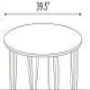 DHP Bentwood Round Dining Table Top.Legs sold seperately, Natural Finish, Medium view 3