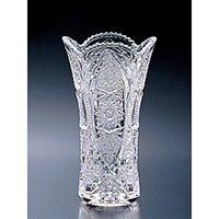 (ADERIA) Crystal Outura M Vase, M 23.0cm, Transparent