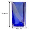ADERIA F77675 Flower Vase Square BL Gold Straight Height 9.8inches(25cm) Tsugaru Vidro Made in Japan view 2
