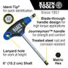 KLEIN TOOLS JTH68M T-Handle Hex Key Set, Metric Sizes Allen Wrench Set with 6-Inch Blades, Stand Included, 8-Piece view 2