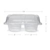 4 Count Regular Size Cupcake Container view 4