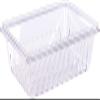 Carlisle FoodService Products Storplus Food Storage Container Colander with Stackable Design for Catering, Buffets, Restaurants, Polycarbonate (Pc), 26 x 18 Inches, Clear, (Pack of 6) view 1