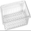 Carlisle FoodService Products Storplus Food Storage Container Colander with Stackable Design for Catering, Buffets, Restaurants, Polycarbonate (Pc), 26 x 18 Inches, Clear, (Pack of 6) view 3