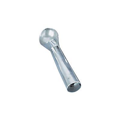 Adcraft ZZD-16 2-1/2 oz Capacity, Polished Cast Aluminum Dipper with Green Cap