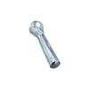 Adcraft ZZD-16 2-1/2 oz Capacity, Polished Cast Aluminum Dipper with Green Cap view 1