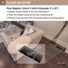 Accord ABFRBR410 Floor Register with Louvered Design, 4-Inch x 10-Inch(Duct Opening Measurements), Brown view 2