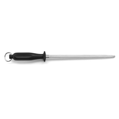 Gde Sigma Series Sharpening Steel 9-in, Black Choice Wood Handle