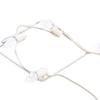 Vickerman 4' Diamond Snowflake Pole Decoration with 48 Pure White LED Lights. view 4