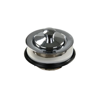 JR Products 95135 Strainer with Pop-Up Stopper - Chrome