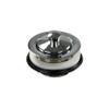 JR Products 95135 Strainer with Pop-Up Stopper - Chrome view 1