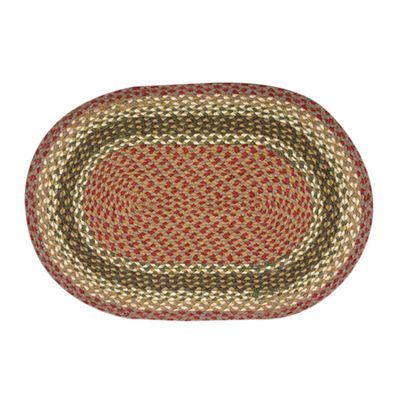 Earth Rugs Olive/Burgundy Rug