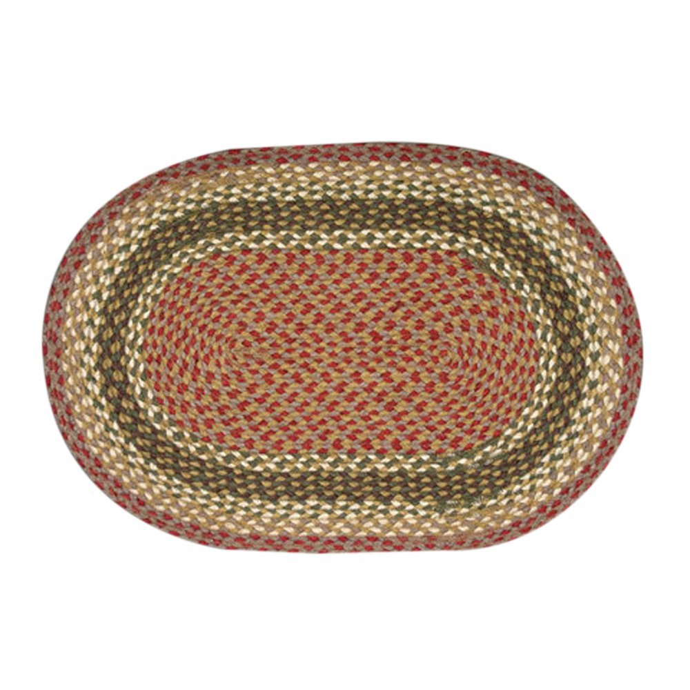 Earth Rugs Olive/Burgundy Rug