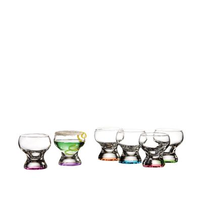 Style Setter Soho Hues Shot Glasses, Set of 6
