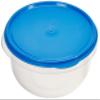 Axentia Plastic Boxes-Clear Food Storage Container BPA White/Blue, 31.8 x 28.4 x 12.2 cm view 1
