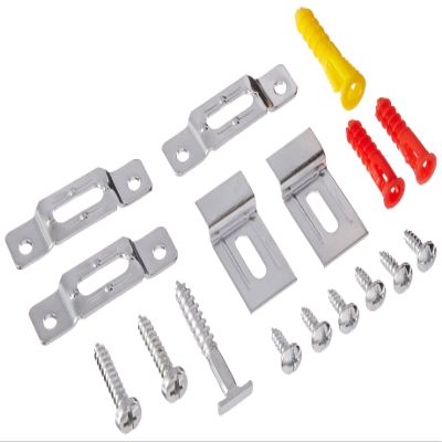Security Hangers Sec_20 Hardware Kits for Art Picture Frame, Mirror Secure Safe Hanging Installation with Free Wrench