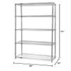 QUANTUM STORAGE SYSTEMS WR8-239BL Wire Heavy Duty 8 Shelves 74" H x 36" W x 12" D with 28 Blue Bins 11" L x 9" W x 7" H view 2