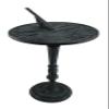 Verdigris Finished Cast Iron Dragonfly Sundial with Pedestal view 1