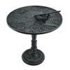 Verdigris Finished Cast Iron Dragonfly Sundial with Pedestal view 2