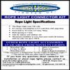 Novelty Lights RL-YE-150-SP Incandescent Rope Light Spool, 150', Custom Cuttable, 1/2" Diameter, 120 Volt view 2
