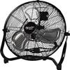 Comfort Zone Cradle Floor Fan, Electric, High-Velocity,180 Degree Adjustable Tilt, 14 inch, 3 Speed, Carry Handle, Rubber Feet, Metal, Airflow 21 ft/sec, Ideal for Garage or Workshop, CZHV14B view 1