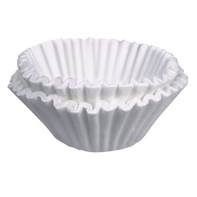 BUNN Commercial Coffee Filters, 10 Gal Urn Style, Flat Bottom, 25/cluster, 10 Clusters/carton