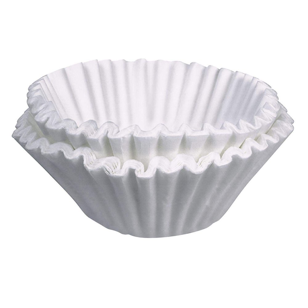 BUNN Commercial Coffee Filters, 10 Gal Urn Style, Flat Bottom, 25/cluster, 10 Clusters/carton